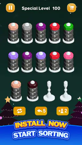 Nut Sort - Color Puzzle Games screenshot