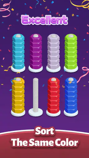 Nut Sort：Color Puzzle Game screenshot