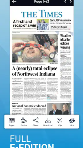 NWI Times screenshot