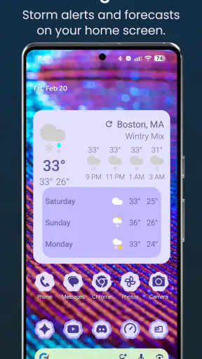 NWS Weather Report screenshot