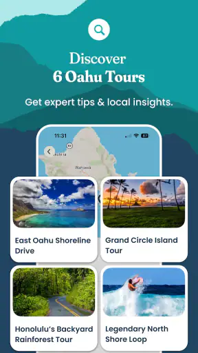 Oahu Hawaii Audio Tour Guide screenshot