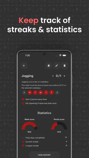 Obedience: BDSM habit tracker screenshot