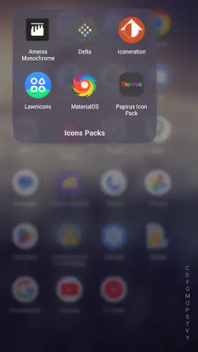 Octopi Launcher • Home Screens screenshot