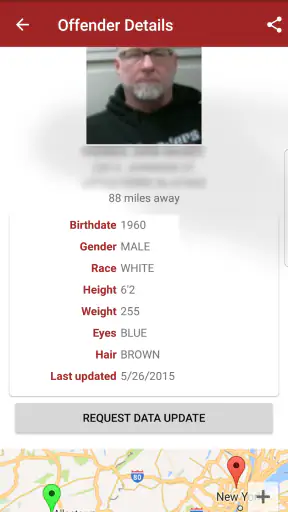 Offender Locator screenshot