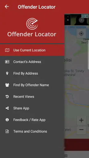 Offender Locator screenshot