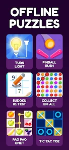 100+ Offline Games No WiFi Fun screenshot