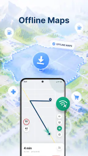 Offline Maps & AI Trip Planner screenshot