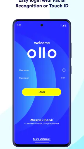 Ollo Credit Card Mobile App screenshot