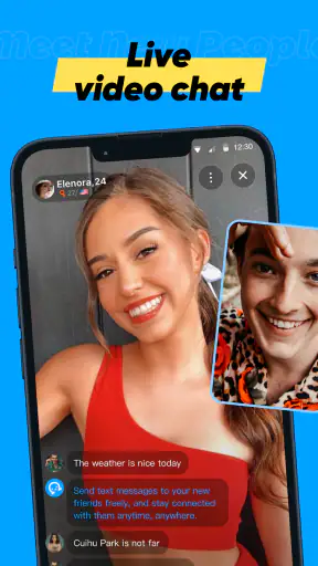 Omega - Live video chat screenshot
