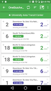 OneBusAway screenshot