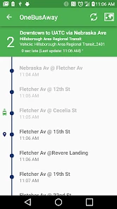 OneBusAway screenshot