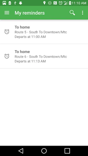 OneBusAway screenshot