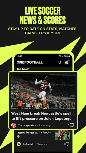 OneFootball: All Soccer Scores screenshot