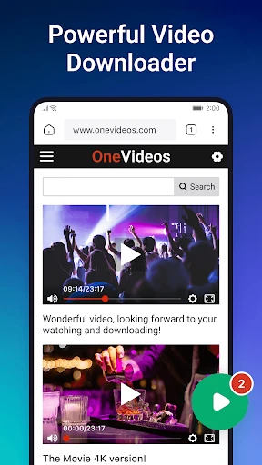 OnePlayer - Video Downloader screenshot