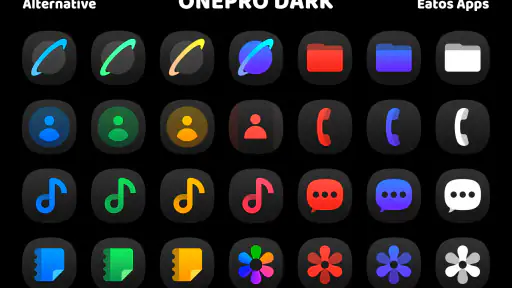 OnePro (Dark) - Icon Pack screenshot