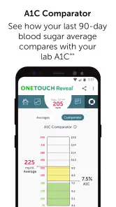 ​OneTouch Reveal® app screenshot