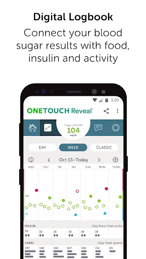 OneTouch Reveal® app screenshot