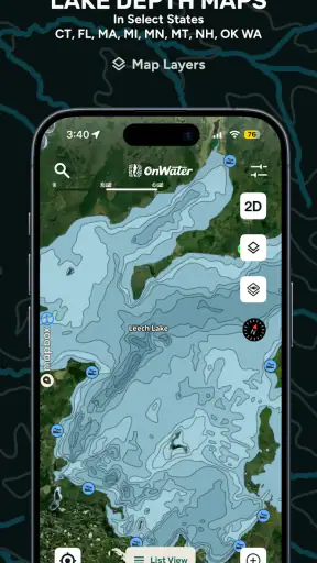 onWater Fish - Fishing Spots screenshot