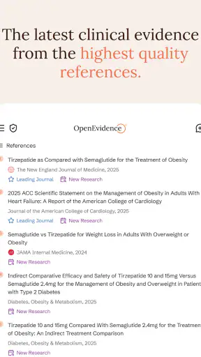 OpenEvidence screenshot