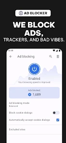 Opera: Private Web Browser screenshot