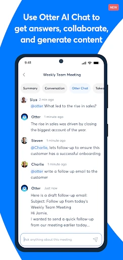 OtterAI Transcribe Voice Notes screenshot