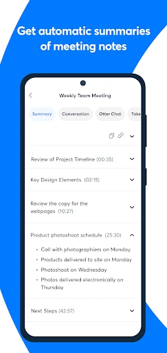 OtterAI Transcribe Voice Notes screenshot