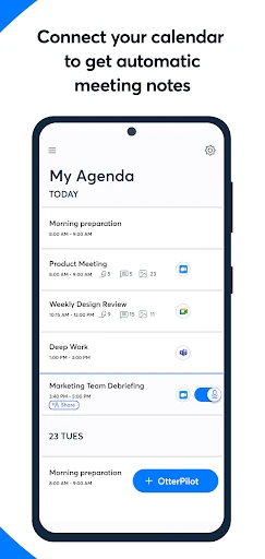 OtterAI Transcribe Voice Notes screenshot