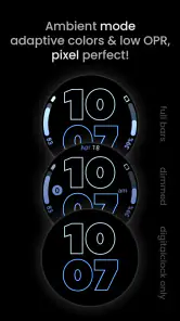 Outlined Watch Face screenshot