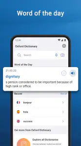 Oxford Dictionary & Thesaurus screenshot