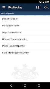PAeDocket screenshot
