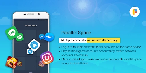 Parallel Space - app cloning screenshot