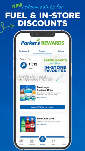Parker's Rewards screenshot
