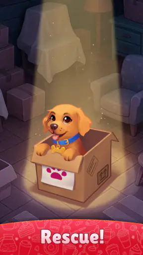 Paws & Pastries: Merge Café screenshot
