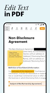 pdfFiller Edit, fill, sign PDF screenshot