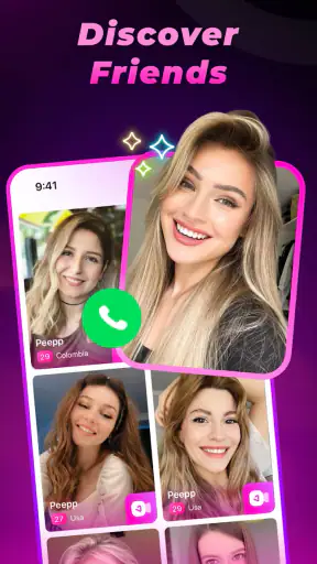 Peepp - Chat, Share and Call screenshot