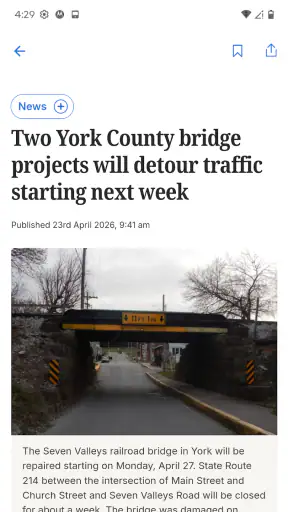 PennLive.com screenshot