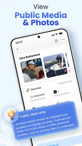 People Finder AI Deep Search screenshot