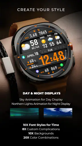 PER8 Digital Watch Face screenshot
