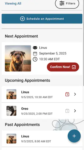 PetPage screenshot