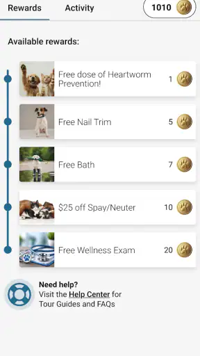 PetPage screenshot