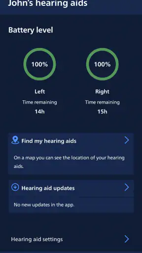 Philips HearLink 2 screenshot