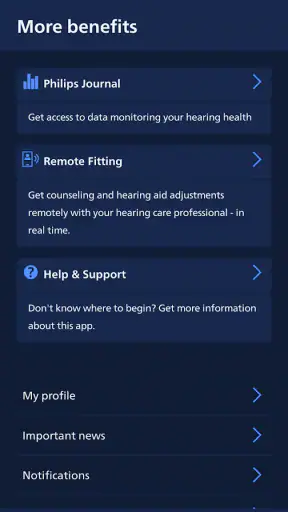 Philips HearLink 2 screenshot