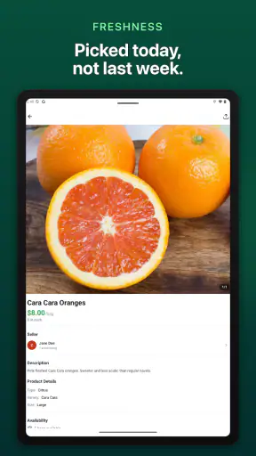 PickFresh App screenshot
