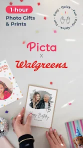 Picta x Walgreens Photo Print screenshot