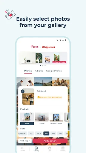 Picta x Walgreens Photo Print screenshot