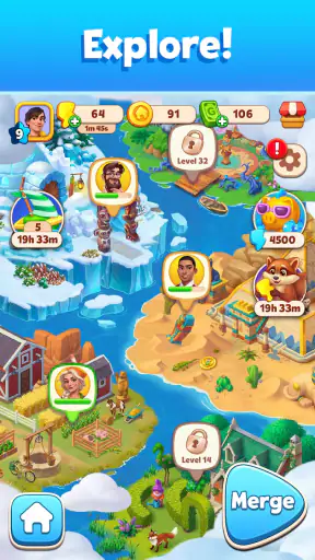 Pines Peak: Merge Travel Games screenshot