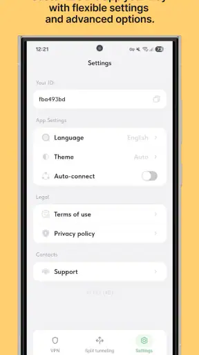 Ping VPN screenshot