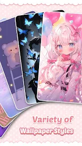 Pink Cute Hippo Theme screenshot