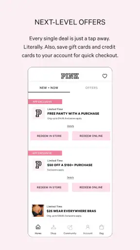 PINK—Clothing, Beauty & More screenshot