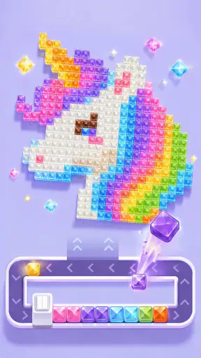 Pixel Gem Loop: Gem Coloring screenshot